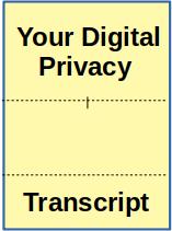 Your Digital Privacy - Transcript of a 2-hour Seminar