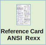Rexx Programming Reference Card