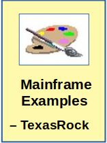 Mainframe Examples From TexasRock